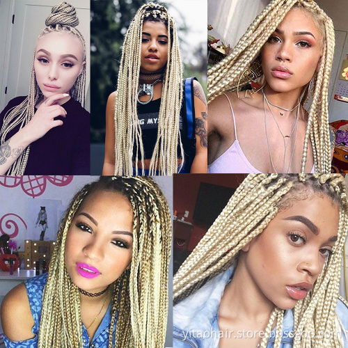 Wholesale Synthetic Braiding Hair Extensions 24 Inch Jumbo Braiding Hair Extension Ombre Synthetic Hair for Braiding Colorful